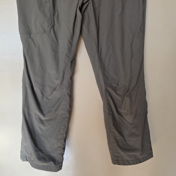 Eddie Bauer Olive Fleece Lined Tech Pants Sz 36×30 Hiking Outdoor Trails Granola - Picture 4 of 16